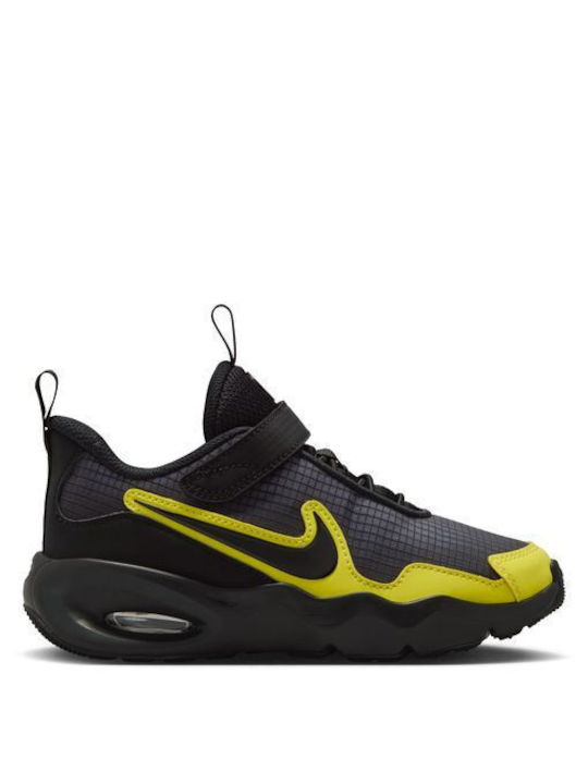 black and yellow air max kids