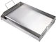 Vivatechnix Non-Stick - Antiaderent Placă de copt cu Suprafață Netedă & Striată din Inox 58.7bucx39.5bucx9.9buccm