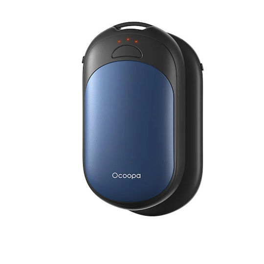 Ocoopa Portable Hand Warmers 2 in 1 Ut3 Lite Magnetic Rechargeable 10w 3 Heating Levels Blue Black