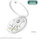 Jokade USB zu Typ-C,TC-TC Kabel Weiß 0.29m (JA039-WHITE)