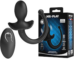 Mr. Play Πρωκτική Σφήνα με Δυνατότητα Ασύρματης Λειτουργίας και Δόνηση Mr. Play Πρωκτική Σφήνα με Δυνατότητα Ασύρματης Λειτουργίας και Δόνηση