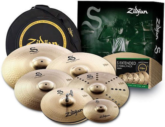 Zildjian Series S Cymbal Set Extended 20''r 18''r 16'' Cr 16'' Tcr 14'' Hh 10'' Sp With Case