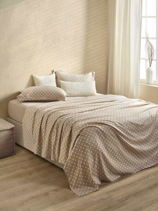 Royal Sateen Signature Dots Σετ Σεντόνια Υπέρδι...