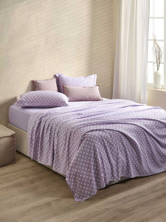 Royal Sateen Signature Dots Σετ Σεντόνια Υπέρδι...