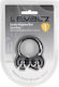 Liquid Silicone Double Weighted Ball Cockring Black