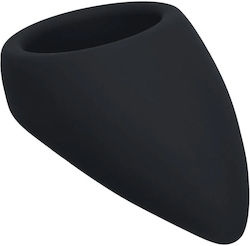 Teardrop Silikon Penisring Schwarz