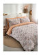 Vesta Home Σετ Παπλωματοθήκη Βαμβακερή 170x240cm Μονή με Μαξιλαροθήκη Fiona 1 1