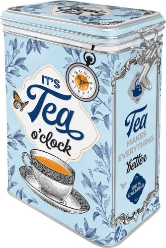 Nostalgic Art Nostalgic Metal Tea Storage Box with Lid 1300ml