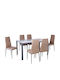 Esszimmer 6Stück 140x140cm