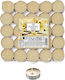HOMie Tealights with Scent Vanilla in Ecru Colo...