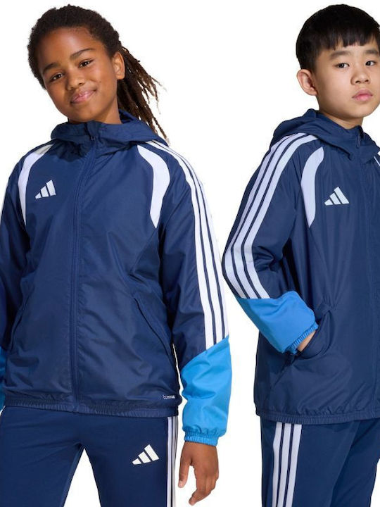 adidas Αδιάβροχο Παιδικό Αθλητικό Μπουφάν Αντια...