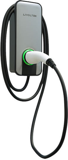 Livoltek Atom Montat pe perete Trei faze Stație de încărcare pentru mașini electrice 22kW cu Cablu încorporat Tipul 2 (A0220400E11)