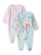Minoti Set Babystrampler Pink/Light Blue 2Stück