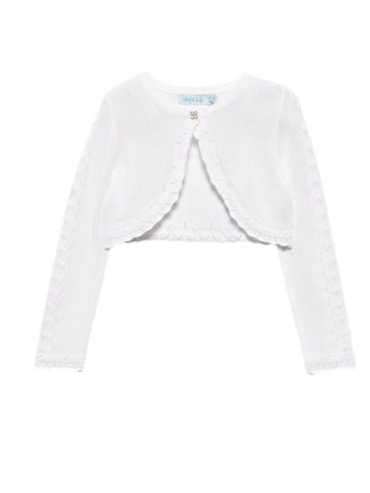 Kids Bolero Knitted Cream