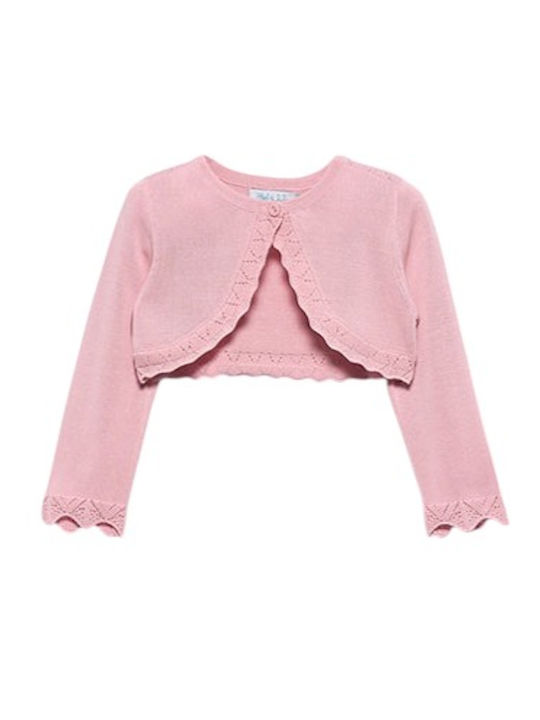 Abel & Lula Kids Bolero Knitted Pink