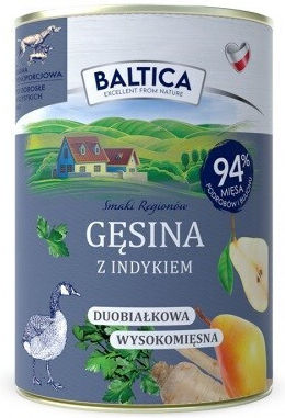 Baltica Υγρή Τροφή Σκύλων με Γαλοπούλα χωρίς Σιτηρά 400gr