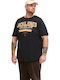 T-shirt Μαύρο