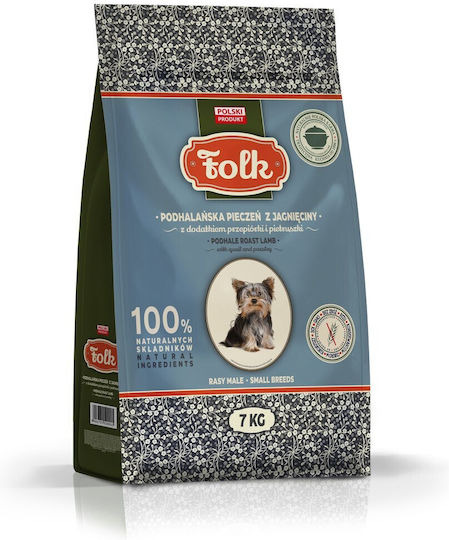 Dog Food 7kg Hrană Uscată pentru Câini de Rase Mici cu Miel și Prepeliță