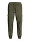 Trousers Cargo Elastic Olive Night