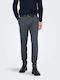 Trousers Chino Elastic in Slim Fit Dress Blue