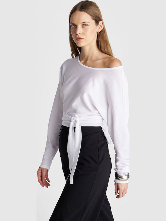 Damen Pullover White