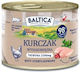 Baltica Wet Cat Food for Adult Cats in Cans with Chicken Grain Free 185g