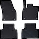 vidaXL Set of Front and Rear Mats 4pcs for Volkswagen Tiguan / Touran 2015-2023 Black