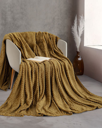 Rythmos Harmonie Υπέρδιπλη 220x240εκ. Χρυσό