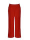 Pantaloni Dama Largi Din Bumbac Cu Cauciuc Fit Lejer Roșii 0039.2571.NETTO-red