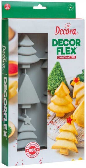 Decora Χριστουγεννιάτικη Φόρμα Γλυκών Δεντράκια 7.5x7x2.5εκ.