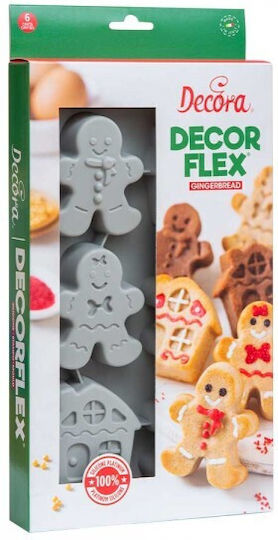 Decora Weihnachtliche Süßigkeiten Pfanne/Form L8xB7xD2.5cm.