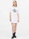 Лятна Mini T-shirt Рокля Бяла