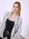 Celestino Damenhemden Geprüft Asymmetrisch Loose Fit Weiß