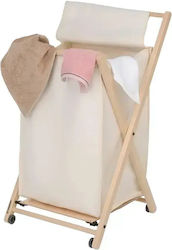Foppapedretti Fabric Collapsible Laundry Basket with Beige Lid Foppapedretti Fabric Collapsible Laundry Basket with Beige Lid
