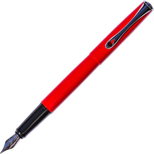 Writing Pen Fine Red with Blue Ink