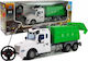Lean Toys Garbage truck Remote Controlled Car Green