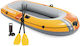 Intex Inflatable Boat Orange with 2 Paddles and Pump 236x114cm