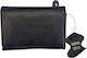 Tou Pappou Leather Tobacco Pouch With Magnetic Clasp cm