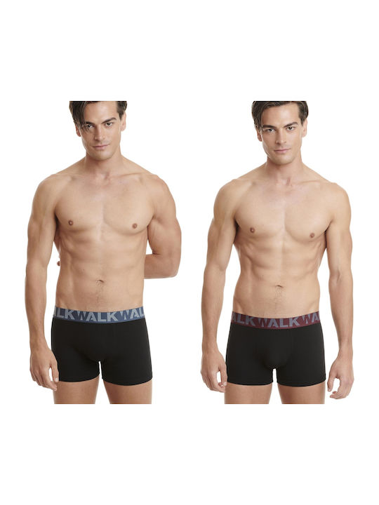 Walk Men's Boxers Black 2Pack