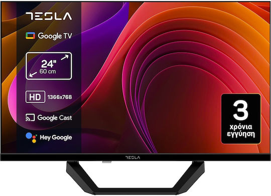 Tesla Smart Fernseher 24" HD Ready LED 24E655BHS HDR (2025)