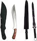 Machete Schwarze mit Scheide
