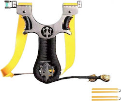 Multifunctional Precision Slingshot Laser Depox Metal Optical Sight 2 Spare Elastics 11 Cm Black