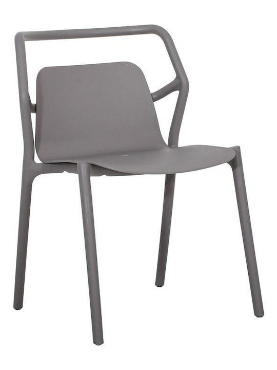 Outdoor-Stuhl Polypropylen Fl810 Gray 59x54x78εκ.