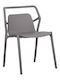 Outdoor-Stuhl Polypropylen Fl810 Gray 59x54x78εκ.