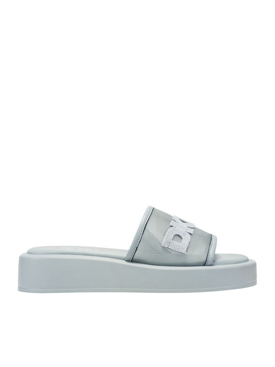 Women's Flat Sandals Flatforms in Gray Color