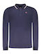 Polo Long Sleeve Blouse Navy Blue
