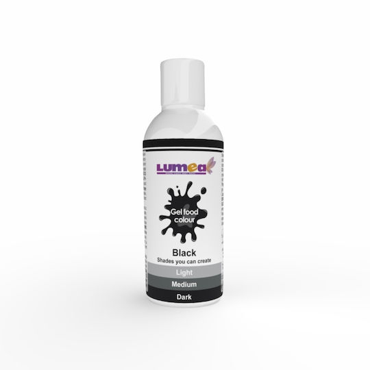 Lumea Lebensmittelfarbe in Gel-Form Schwarz 1Stück 200gr