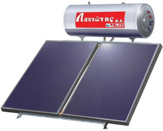 Elco 300 Ηλιακός Θερμοσίφωνας 300lt Glass Διπλής Ενέργειας 4τ.μ. Κεραμοσκεπής Επιλεκτικός
