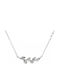 Slevori Halskette aus 925er Silber Olive Branch Ask925-1063.s.n
