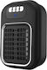 Ceramic Fan Heater Room Floor Black 600W